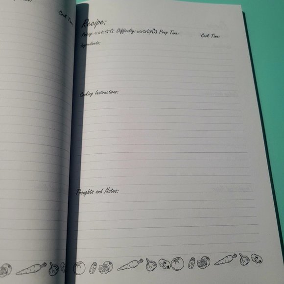 My Recipe Writing Journal, 150 Pages Paperback - Picture 3 of 3
